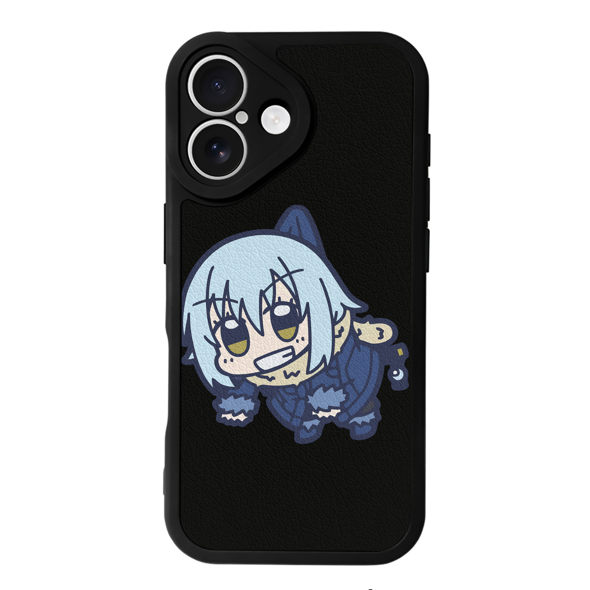 （画像用） 転スラ Regarding Reincarnated to Slime 【iPhone 16シリーズ対応】シリコンスマホケース（レザー調） 材質：シリコン